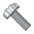 2-56X7/16 Phillips Pan Split Lock Washer Sems Fully Threaded 18 8 Stainless Steel (Pack Qty 5,000) BC-0207SPP188