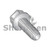 6-32X3/8 Unslotted Ind Hex Wash Thread Rolling Screws Full Thread 410 Stainless Passivate Wax (Pack Qty 10,000) BC-0606RW410