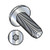 4-40X3/4 6 Lobe Pan Thread Rolling Screws Thread Rolling Screw Fully Thread Zinc & Wax (Pack Qty 10,000) BC-0412RTP