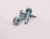 8-18X1/2 Unslotted Indented Hex washer Self Drill Screw Full Thread Zinc (Pack Qty 100) BC-0808KW