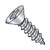 6-20X2 1/2 Phillips Flat Self Tapping Screw Type AB Fully Threaded Zinc (Pack Qty 3,000) BC-0640ABPF