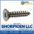 2-32X1/2 Phillips Flat Self Tapping Screw Type AB Fully Threaded 18-8 Stainless Steel (Pack Qty 5,000) BC-0208ABPF188
