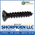4-24X5/8 Phillips Flat Self Tapping Screw Type A B Fully Threaded Black Oxide (Pack Qty 10,000) BC-0410ABPFB
