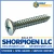 6-20X7/8 Phillips Oval Self Tapping Screw Type AB Fully Threaded Zinc (Pack Qty 10,000) BC-0614ABPO