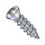 8-18X3/4 Phillips Oval #6 Head Self Tapping Screw Type AB Fully Thread Zinc (Pack Qty 10,000) BC-0812ABPO6