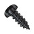 8-18X1 Phillips Pan Self Tapping Screw Type A B Fully Threaded Black Zinc (Pack Qty 5,000) BC-0816ABPPBZ