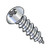 2-32X1/2 Phillips Round Self Tapping Screw Type A B Fully Threaded Zinc (Pack Qty 10,000) BC-0208ABPR