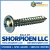 8-18X1 1/2 Phillips Round Washer Self Tapping Screw Type AB Fully Threaded Zinc (Pack Qty 3,000) BC-0824ABPRW