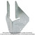 Simpson Strong-Tie HCP1.81 HCP 18-Gauge Galvanized Hip Corner Plate for 1-3/4 in. Engineered Wood