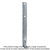 Simpson Strong-Tie PA18 PA 18-1/2 in. 12-Gauge Galvanized Purlin Anchor