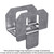 Simpson Strong-Tie PSCL 5/8-R50 PSCL 20-Gauge Panel Sheathing Clip for 5/8-in. Plywood (50-Qty)