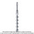 Simpson Strong-Tie MDPL01806H 3/16 in. x 6 in. SDS-plus® Titen® Screw Drill Bit/Driver