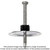 Simpson Strong-Tie PINW-150 PINW 1-1/2 in. Powder-Actuated Metal-Washered Pin for Insulation Board (50-Qty)