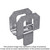 Simpson Strong-Tie PSCA 15/32 PSCA 15/32-in. 20-Gauge Galvanized Panel Sheathing Clip (250-Qty)