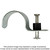 Simpson Strong-Tie PCC75-DP100 PCC Powder-Actuated Conduit Clip 3/4-in. EMT with 1-in. Pin (50-Qty)
