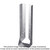 Simpson Strong-Tie HUC46Z HUC ZMAX® Galvanized Face-Mount Concealed-Flange Joist Hanger for 4x6