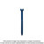 Simpson Strong-Tie TNT25114HC75 Titen Turbo™ — 1/4 in. x 1-1/4 in. Hex-Head Concrete and Masonry Screw, Blue (75-Qty)