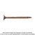 Simpson Strong-Tie SDWS22600DB-R12 Strong-Drive® SDWS™ TIMBER Screw (Exterior Grade) — 0.220 in. x 6 in. T40, Tan (12-Qty)
