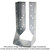 Simpson Strong-Tie HUC28-2 HUC Galvanized Face-Mount Concealed-Flange Joist Hanger for Double 2x8