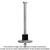 Simpson Strong-Tie PDPAWL-287MG PDPAWL .157 in. x 2-7/8 in. Mechanically Galvanized Powder-Actuated Pin w/ 1 in. Washer (100-Qty)