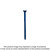 Simpson Strong-Tie TNT18134TFR200 Titen Turbo™ — 3/16 in. x 1-3/4 in. 6-Lobe Flat-Head Concrete and Masonry Screw, Blue (200-Qty)