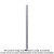 Simpson Strong-Tie MSTC48B3 MSTCB 44-7/8 in. 14-Gauge Galvanized Pre-Bent Medium Strap