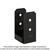 Simpson Strong-Tie APVB44R Outdoor Accents® Avant Collection™ ZMAX®, Black Powder-Coated Post Base for 4x4 Rough