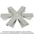 Simpson Strong-Tie GT6Z GT ZMAX® Galvanized 18-Gauge Gazebo Tie for 6-2x Rafters, Center
