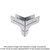 Simpson Strong-Tie RTC44 RTC 14-Gauge ZMAX® Galvanized Rigid Tie® Corner for 4x, 4x4 Post
