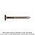 Simpson Strong-Tie T08175FS75GR04 Fascia Board Screw — #8 x 1-3/4 in. T-20 6-Lobe Pancake Head Type 316, Gray 04 (75-Qty)