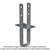 Simpson Strong-Tie CB48 CB Galvanized Column Base for 4x8