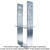Simpson Strong-Tie CB66 CB Galvanized Column Base for 6x6