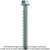 Simpson Strong-Tie THDB62600H Titen HD® 5/8 in. x 6 in. Heavy-Duty Screw Anchor (10-Qty)