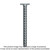 Simpson Strong-Tie THD50600WH Titen HD® 1/2 in. x 6 in. Washer-Head Heavy-Duty Screw Anchor (15-Qty)