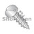 4-24X1/4 Slotted Pan Self Tapping Screw Type A B Fully Threaded 18 8 Stainless (Pack Qty 5,000) BC-0404ABSP188