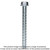 Simpson Strong-Tie THD37400H Titen HD® 3/8 in. x 4 in. Heavy-Duty Screw Anchor (50-Qty)