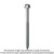 Simpson Strong-Tie TTN25214HSS Titen® 1/4 in. x 2-1/4 in. Hex-Head Stainless-Steel Concrete and Masonry Screw (100-Qty)