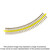 Simpson Strong-Tie HCKWSV134S Strong-Drive® WSV SUBFLOOR Screw (Collated) — #9 x 1-3/4 in. T25, Yellow Zinc (1000-Qty)