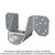 Simpson Strong-Tie VGTL VGT 7-Gauge Variable Girder Tiedown, Left Conceal