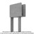 Simpson Strong-Tie ECCQ46SDS2.5 ECCQ End Column Cap for 4x Beam, 6x Post, with Strong-Drive® SDS Screws