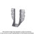 Simpson Strong-Tie LGUM28-4-SDS LGUM High-Capacity Girder Hanger for Masonry for Quad 2x8 with Screws/Anchors