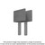Simpson Strong-Tie CCQ76SDS2.5 CCQ Column Cap for 6-3/4 in. Beam, 8x Post with Strong-Drive® SDS Screws