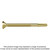 Simpson Strong-Tie PPHD11516B-4K Strong-Drive® PPHD SHEATHING-TO-CFS Screw — #8 x 1-15/16 in. T25, Yellow Zinc (4000-Qty)