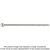 Simpson Strong-Tie SDWH19600SS-R100 Strong-Drive® SDWH™ TIMBER-HEX SS Screw — 0.185 in. x 6 in. 5/16 Hex, Type 316 (100-Qty)