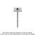 Simpson Strong-Tie SDWF2726-TUW Strong-Drive® SDWF FLOOR-TO-FLOOR Screw — 0.270 in. x 26 in. 5/16 Hex, E-coat® (25-Qty)