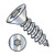 6-20X3/4 6 Lobe Flat Self Tapping Screw Type A B Fully Threaded Zinc (Pack Qty 10,000) BC-0612ABTF