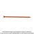 Simpson Strong-Tie SDWC15600B-KT Strong-Drive® SDWC™ TRUSS Screw — .155 in. x 6 in. T30 Clear-Zinc Coat, Orange (500-Qty)