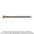 Simpson Strong-Tie S08300WPB Deck-Drive™ DWP WOOD SS Screw — #8 x 3 in. T-20, Trim Head, Type 305 (1750-Qty)
