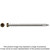 Simpson Strong-Tie DCU234S316BR01 Deck-Drive™ DCU COMPOSITE Screw (Collated) — #10 x 2-3/4 in. Type 316, Brown 01 (1000-Qty)