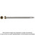 Simpson Strong-Tie DCU234S316BR05 Deck-Drive™ DCU COMPOSITE Screw (Collated) — #10 x 2-3/4 in. Type 316, Brown 05 (1000-Qty)